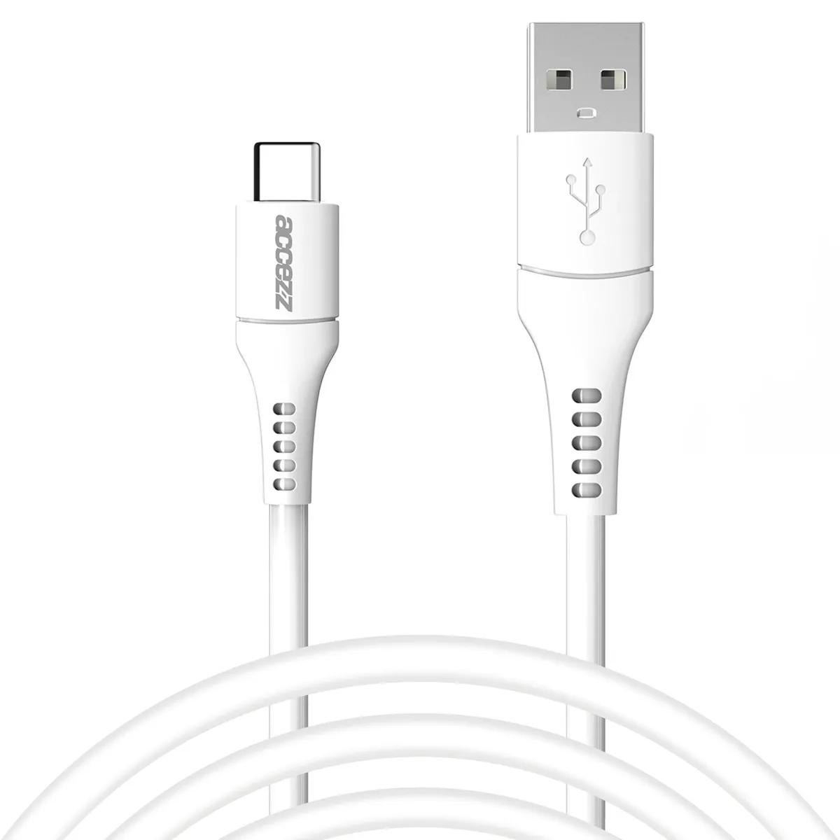 Accezz  USB-C naar USB kabel 2 meter  Wit main product image