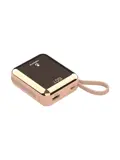 Powerbank 10.000 mAh met ingebouwde kabels