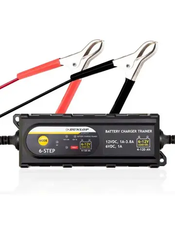 Acculader 6/12V 6 fasen IP65