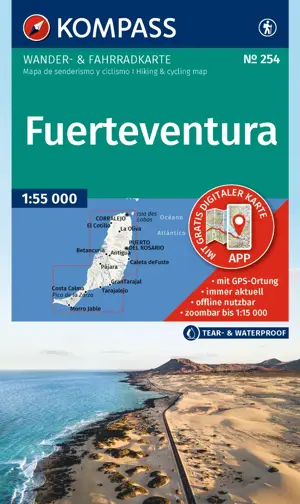 Wandelkaart WK254 Fuerteventura