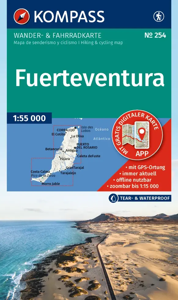 Wandelkaart WK254 Fuerteventura