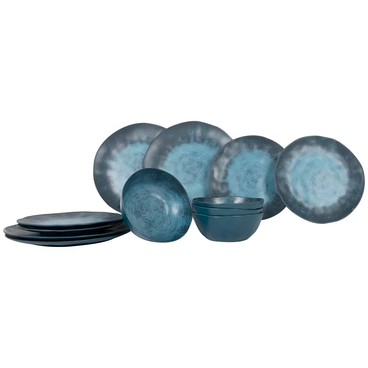 Gimex  Stone Line Servies 12-Delig  Blauw main product image