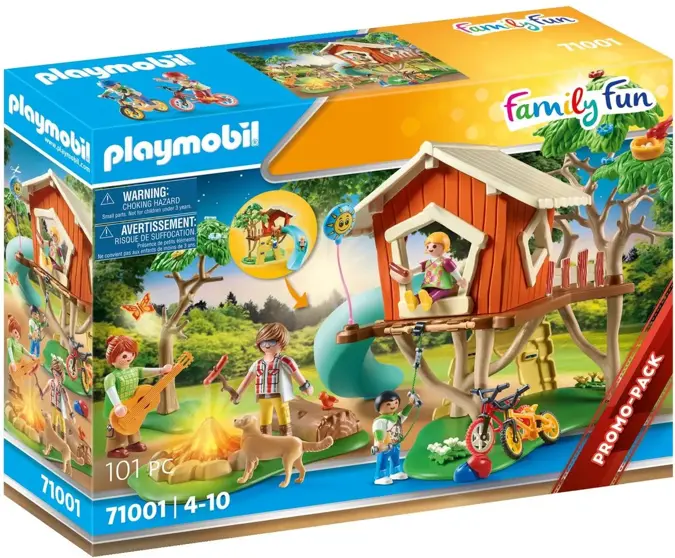 PLAYMOBIL® Avonturen boomhut met glijbaan 71001