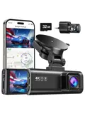 F7NP 4K Wifi GPS 2CH 128gb dashcam