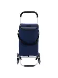 40L boodschappentrolley met trapwielen