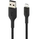 Belkin Lightning naar USB kabel Gevlochten