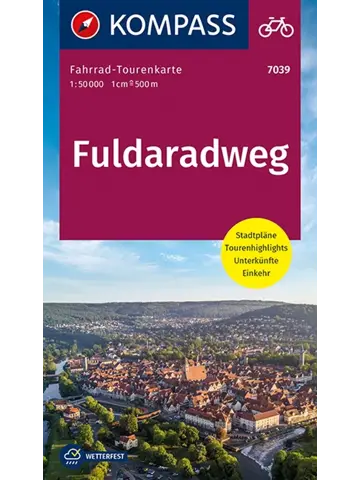 Fietskaart FTK 7039 Fuldaradweg