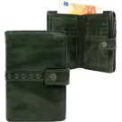 Sanne - Portemonnee - Leer - Overslag - Studs