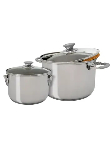 Rimini Pannenset 2 Delig RVS