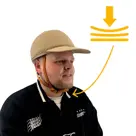 Vizorz SwitchCap fietshelm - Cap Beige