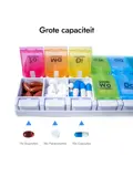 Pillendoos 7 Dagen – 2 Grote Vakken