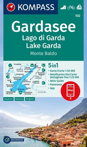 Wandelkaart WK102 Gardasee - Monte Baldo