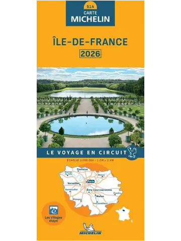 Michelin wegenkaart 514 Ile-de-France 2026