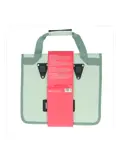 Mint groene enkele fietstas 14L met reflectie