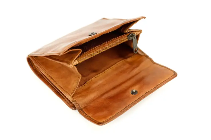 Jill - Portemonnee - Leer - Overslag - 9 pasjes