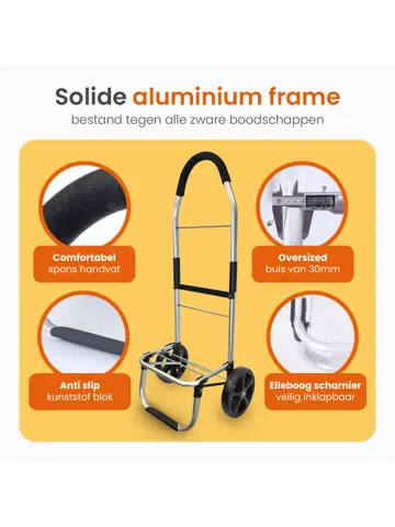 Boodschappentrolley - 50L - Opvouwbaar