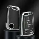 TPU Sleutelhoesje VW - Skoda - Seat Cupra zwart B3