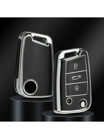 TPU Sleutelhoesje VW - Skoda - Seat Cupra zwart B3