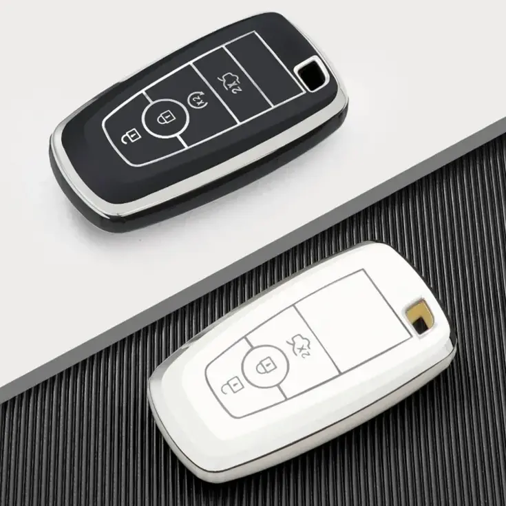 TPU Sleutelhoesje voor Ford zwart B4