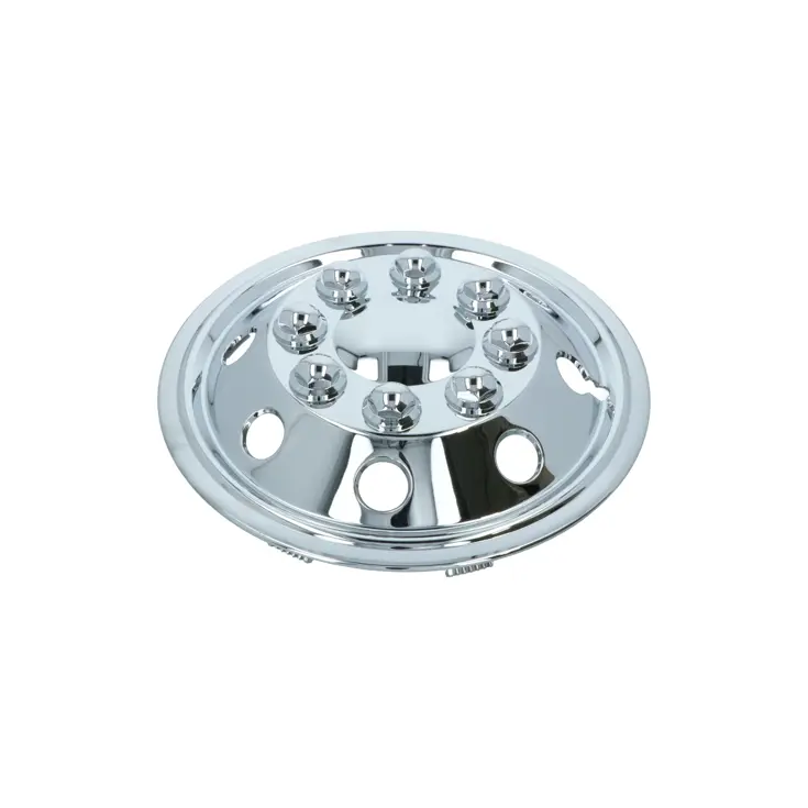 Wieldoppenset Chroom Bolvormig 14" - 4 Stuks