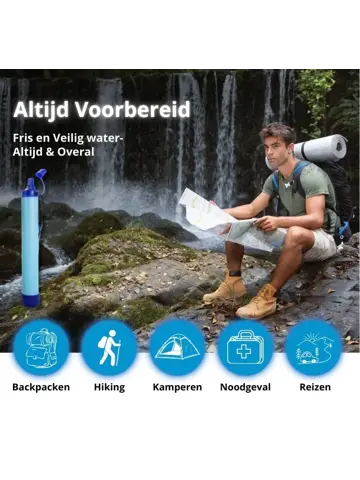 Noodpakket L met Powerbank-Noodradio-Waterfilter