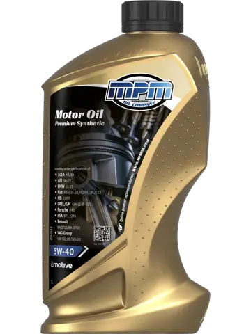 Motorolie 5w40 premium synthetic | 1 liter |