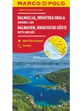Wegenkaart Dalmatië - Kroatische Kust