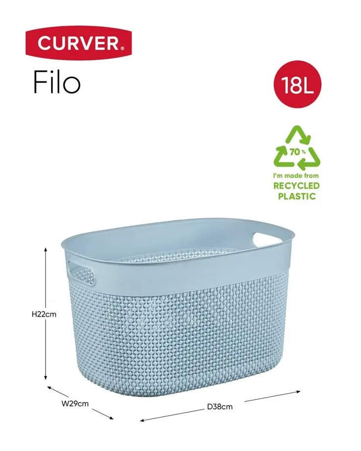 Filo Mand L - 18L - Stone Blue