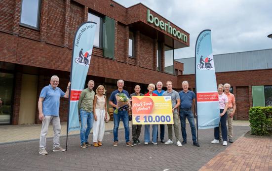 In Drenthe wint Stichting Fietsen Alle Jaren Rolde 10.000 euro van het ANWB Fonds