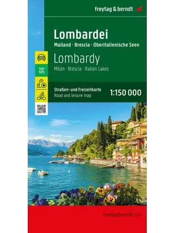 Wegenkaart Lombardije - Milaan