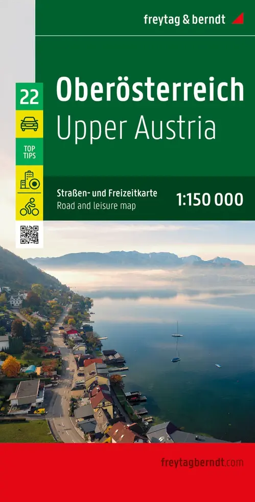 Wegenkaart Oostenrijk  22 - Oberösterreich