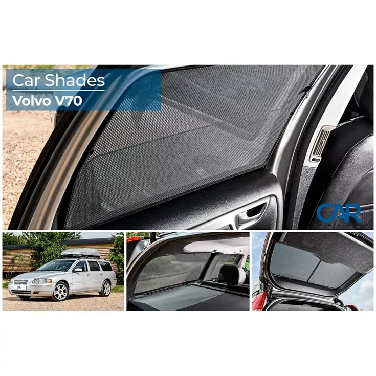 Volvo V70 Station 2007 / XC70 2007 - Zonneschermen - Car Shades