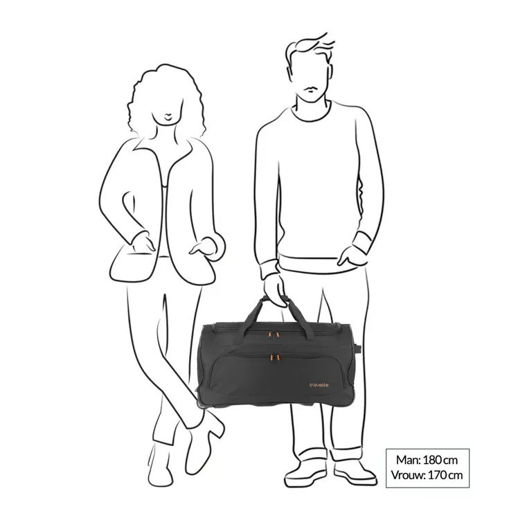 Basics Fresh Trolley Travel Bag 71  | 89 L