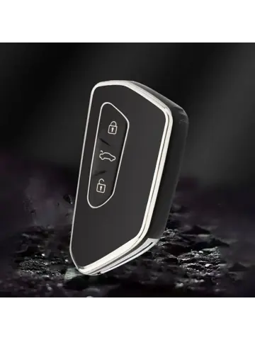 TPU Sleutelhoesje VW - Skoda - Seat Cupra zwart G3