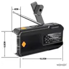 Noodradio Solar Powerbank Opwindbaar