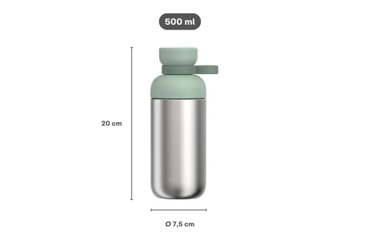 Mepal Vita Waterfles roestvrij staal 500 ml