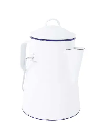 Theeketel Emaille Wit 1,6L