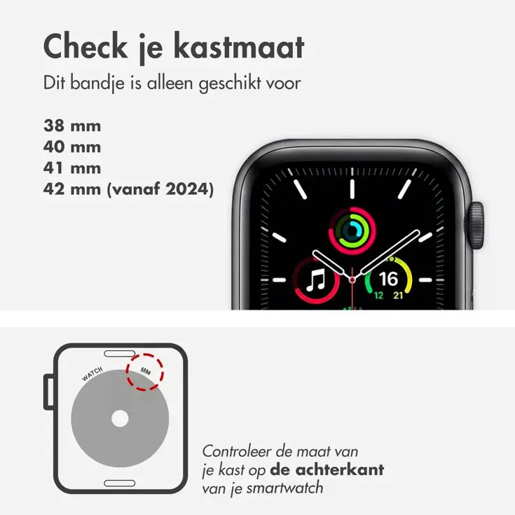Bandje voor Apple Watch | 38/40/41/42 mm