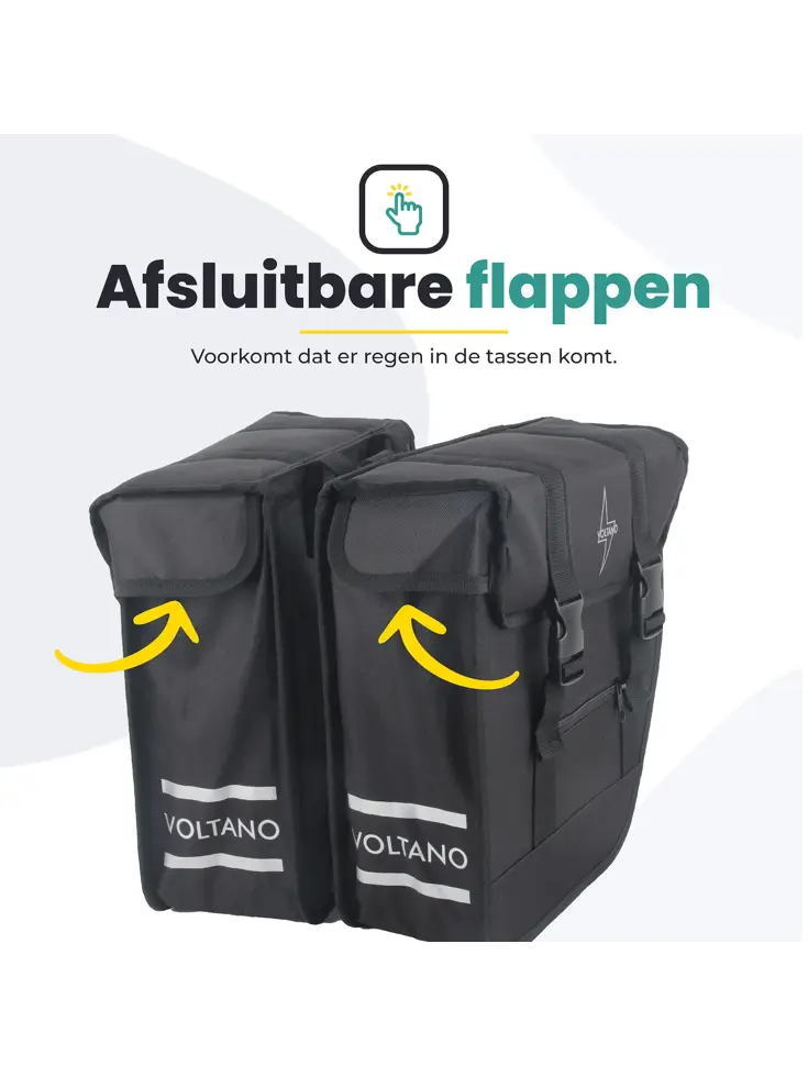 Voltano Dubbele Fietstas 40 L Urban Flow XL