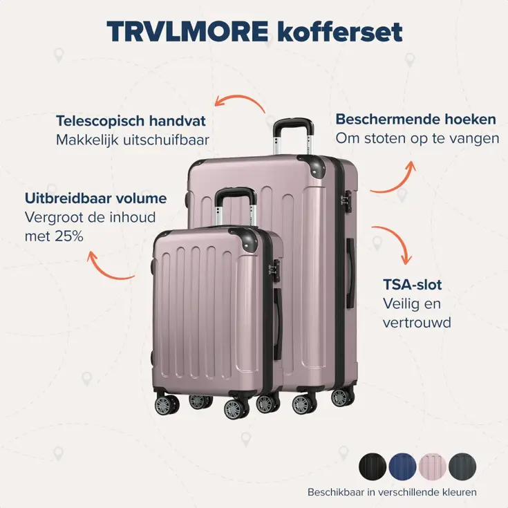 Kofferset – 2 Delig – 45L