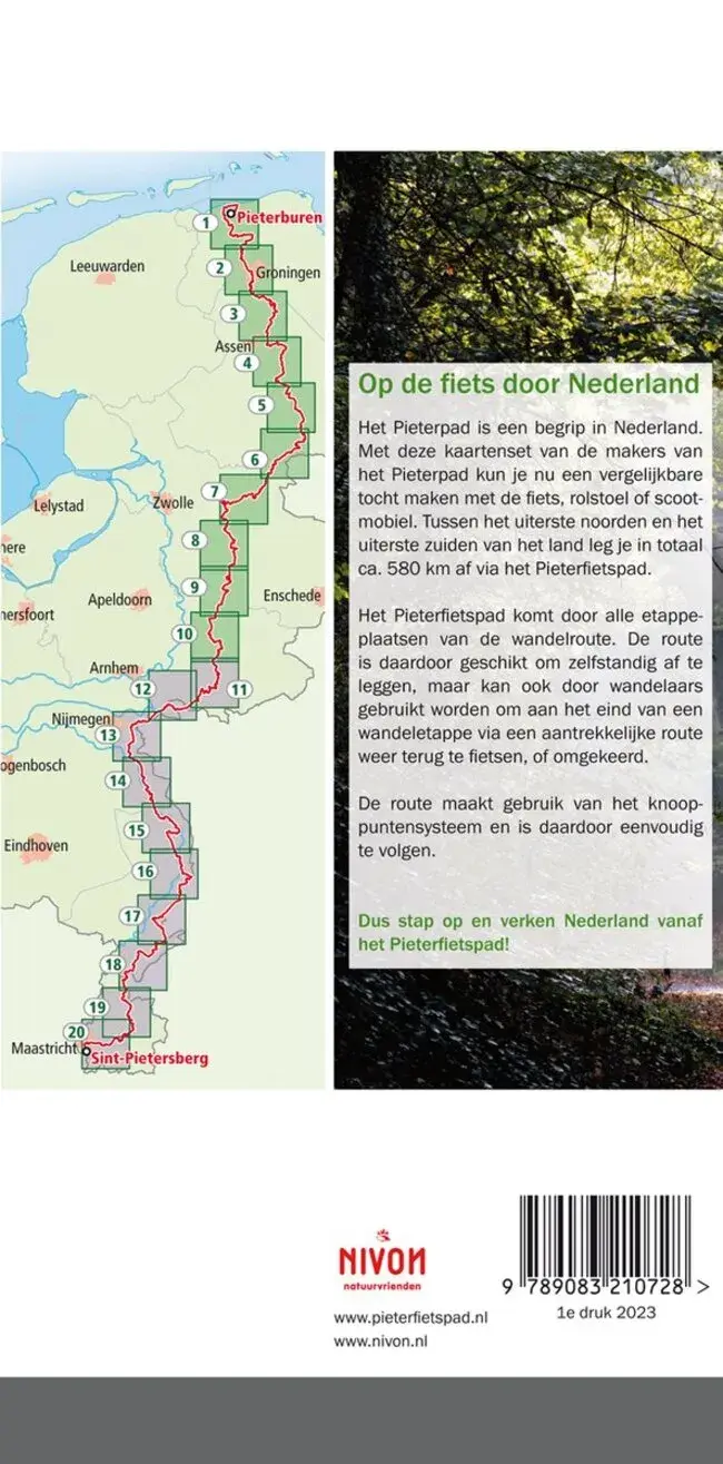 Fietsgidskaart PieterFietspad