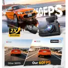 Wolfbox X3 Touch 2CH 2K Wifi GPS 64gb dashcam