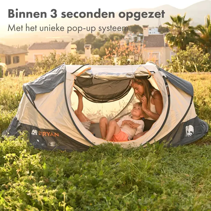Luxe Cocoon Pop Up Tent - 2 Persoons - 2000MM