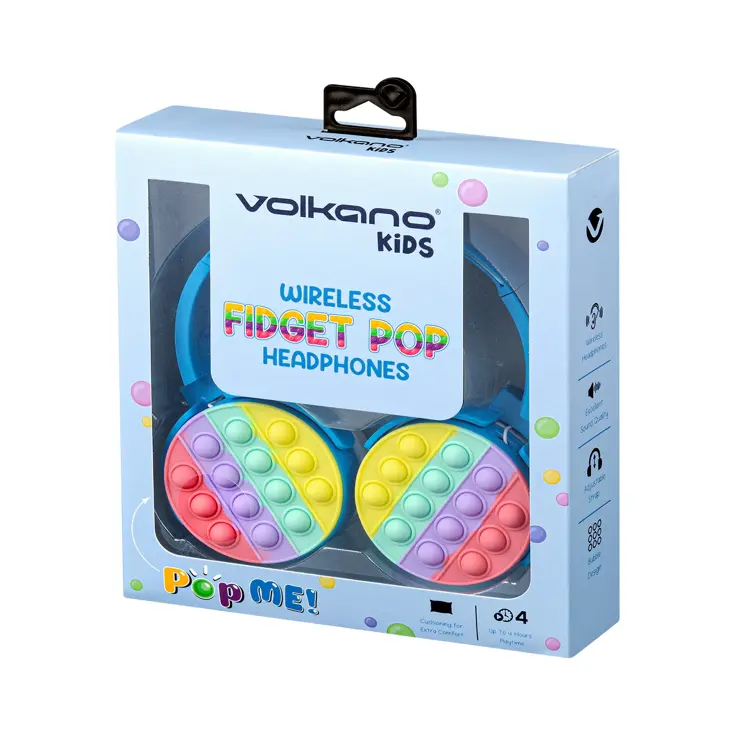 Fidget Series koptelefoon kids blauw