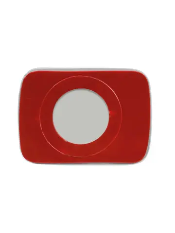 Dodehoek spiegel 64x45 mm - rechthoek