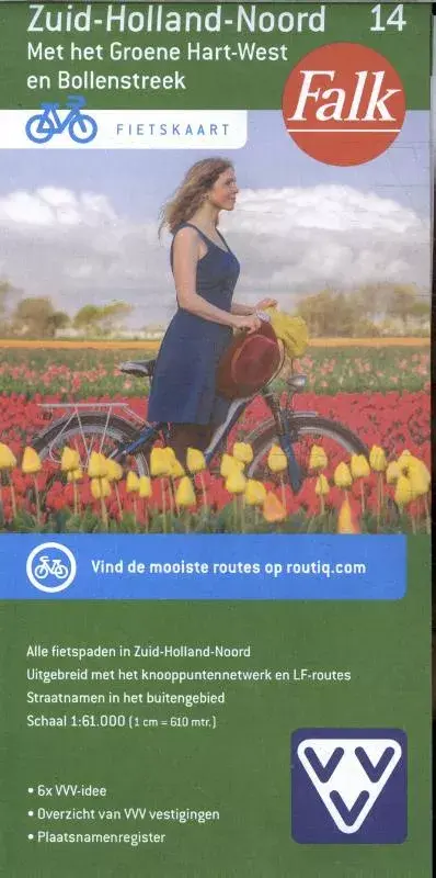 Falkplan - fietskaart 14 Zuid-Holland Noord