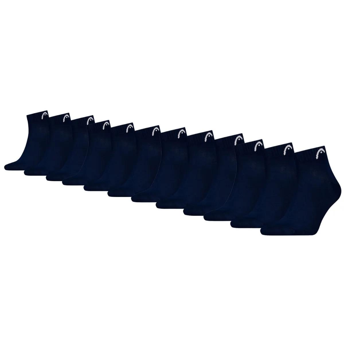 Head   Training  12 paar  Quarter Sokken  Blauw
