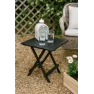 HEM Inklapbare Bijzettafel zwart 43x45 cm