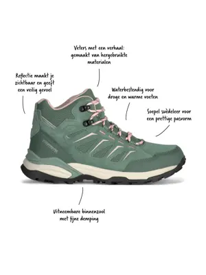 Alberton - Hoge wandelschoenen dames - Human Nature