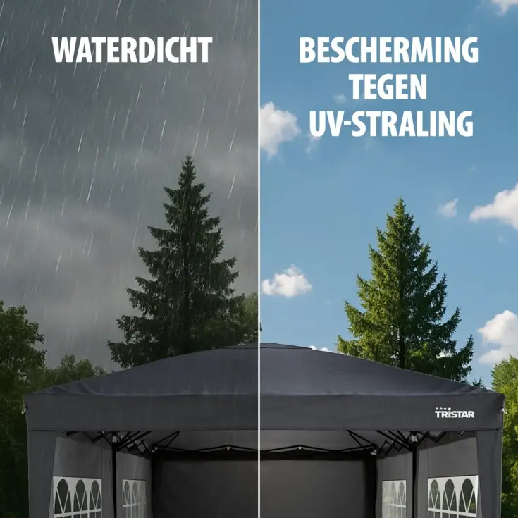 Partytent 6x3m - PT-7809 - Antraciet - Easy Up